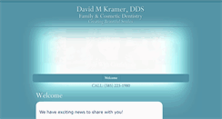 Desktop Screenshot of dmkramerdds.com